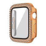 Überzug des zweireihigen Diamant-PC-Uhrengehäuses mit Film, For Apple Watch Series 6 / 5 / 4 / SE 44mm, For Apple Watch Series 6 / 5 / 4 / SE 40mm, For Apple Watch Series 9 / 8 / 7 45mm, For Apple Watch Series 9 / 8 / 7 41mm...
