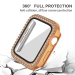 Überzug des zweireihigen Diamant-PC-Uhrengehäuses mit Film, For Apple Watch Series 6 / 5 / 4 / SE 44mm, For Apple Watch Series 6 / 5 / 4 / SE 40mm, For Apple Watch Series 9 / 8 / 7 45mm, For Apple Watch Series 9 / 8 / 7 41mm... – Bild 3
