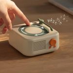 X17 Vintage Phonograph Plattenspieler Drahtloser Bluetooth-Musiklautsprecher – Bild 3