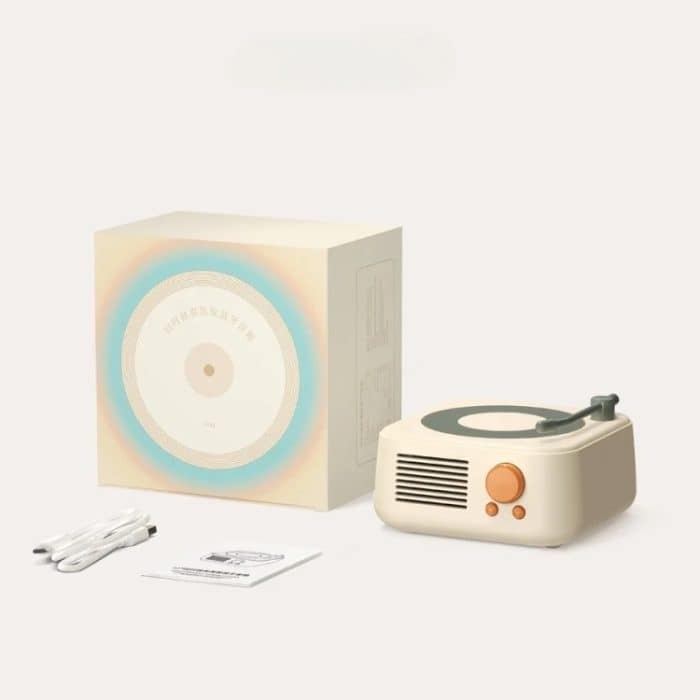 X17 Vintage Phonograph Plattenspieler Drahtloser Bluetooth-Musiklautsprecher – Bild 7