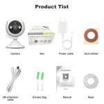 CM-I310M 3MP 180-Grad-Panorama-Smart-PTZ-WLAN-Überwachungskamera, EU Plug, US Plug, UK Plug, AU Plug – Bild 11