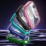 2-in-1-PC-Hybrid-Schutzhülle aus gehärtetem Glas, For Apple Watch Series 6 / 5 / 4 / SE 44mm, For Apple Watch Series 6 / 5 / 4 / SE 40mm, For Apple Watch Series 9 / 8 / 7 45mm, For Apple Watch Series 9 / 8 / 7 41mm – Bild 3