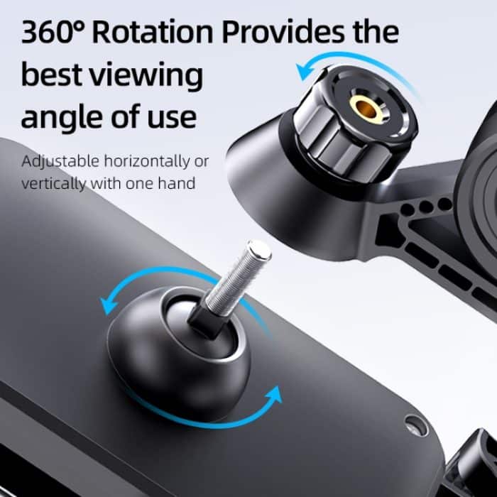 ROCK PRH1004 Fahrrad-Handyhalter, Handlebar Style, Rearview Mirror Style – Bild 6