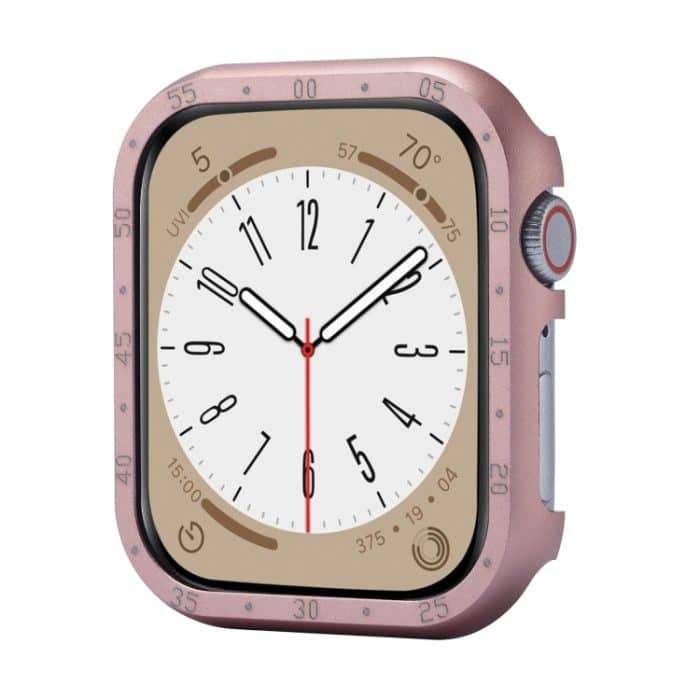Uhrengehäuse aus Aluminiumlegierung, For Apple Watch Series 6 / 5 / 4 / SE 44mm, For Apple Watch Series 6 / 5 / 4 / SE 40mm, For Apple Watch Series 9 / 8 / 7 45mm, For Apple Watch Series 9 / 8 / 7 41mm, For Apple Watch Series 3 / 2 / 1 38mm... – Bild 1