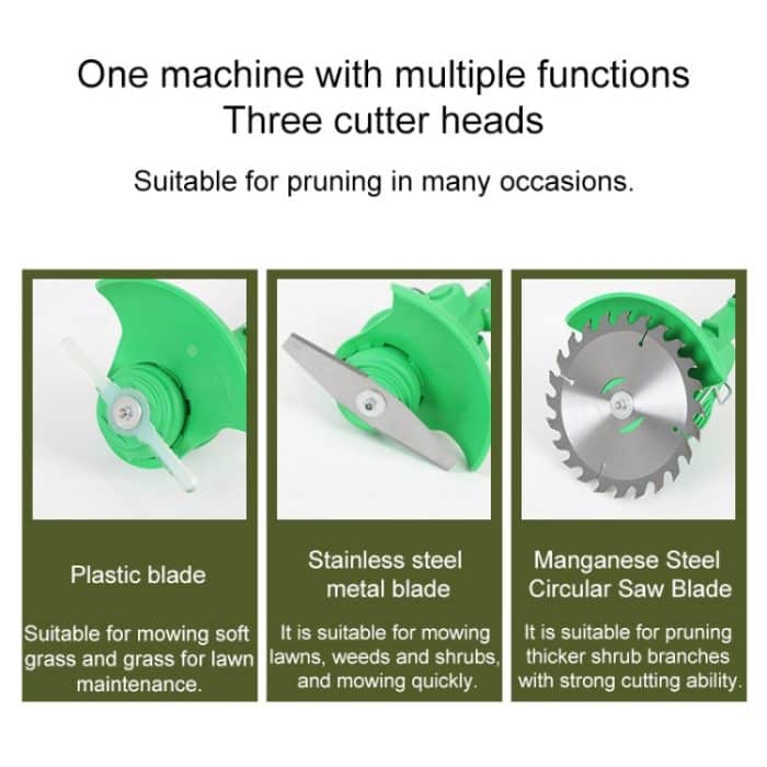 36V tragbarer wiederaufladbarer elektrischer Rasenmäher-Unkrautvernichter, EU Plug, US Plug – Bild 8