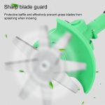 42V tragbarer wiederaufladbarer elektrischer Rasenmäher-Unkrautvernichter, EU Plug, US Plug – Bild 4