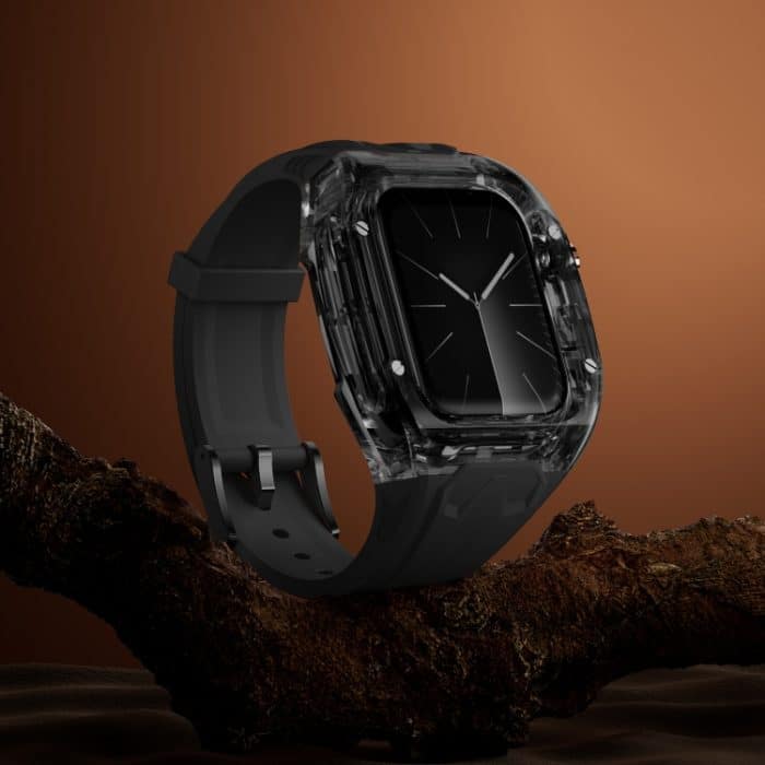 Modifiziertes PC-Hybrid-TPU-Uhrengehäuseband, For Apple Watch Series 6 44mm, For Apple Watch Series 5 44mm, For Apple Watch Series 4 44mm – Bild 7