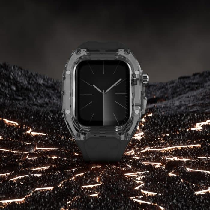 Modifiziertes PC-Hybrid-TPU-Uhrengehäuseband, For Apple Watch Series 6 44mm, For Apple Watch Series 5 44mm, For Apple Watch Series 4 44mm – Bild 8