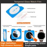 imak Uhrenfolie aus gehärtetem Glas, selbstpositionierende Version, For Huawei Watch Fit 4 Pro, For Huawei Watch Fit 4, For Huawei Watch GT 5 Pro 46mm, For Huawei Watch GT 5 Pro 42mm, For Huawei Watch GT 5 46mm, For Huawei Watch GT 5 41mm... – Bild 6