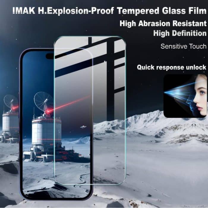 imak H-Serie Vollbild-Hartglasfolie, For iPhone 16e, For iPhone 16 Pro Max, For iPhone 16 Pro, For iPhone 16 Plus, For iPhone 16 – Bild 2