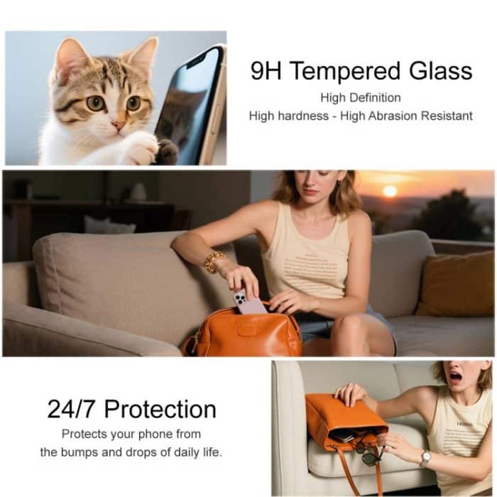 imak 9H Oberflächenhärte Vollbild-Hartglasfolie Pro+ Serie, For iPhone 16e, For iPhone 16 Pro Max, For iPhone 16 Pro, For iPhone 16 Plus, For iPhone 16 – Bild 5