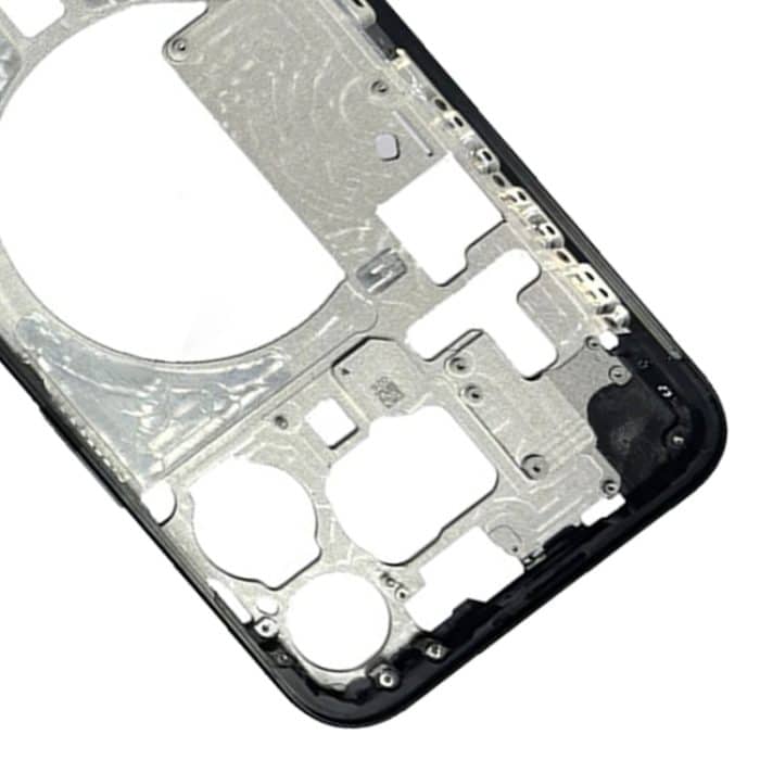 Für iPhone 15 Pro Max Mittelrahmen-Blendenplatte mit Seitentasten + Kartenfach, China Version, US Version, CE EU Version – Bild 6