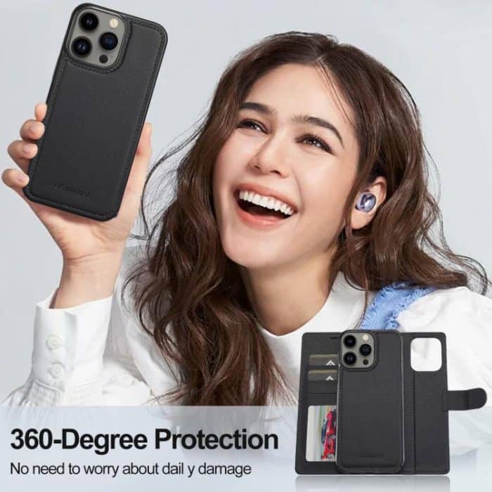 LC.IMEEKE L2-Serie Abnehmbare Magsafe PU-Telefonhülle mit Umhängeband, For iPhone XS Max, For iPhone 7 Plus / 8 Plus – Bild 5