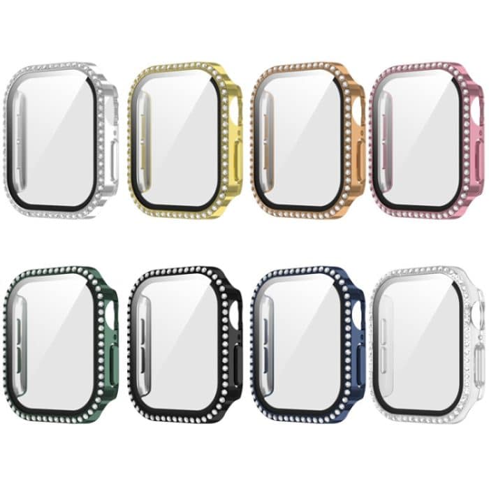 Überzug aus Diamant-PC-Hybrid-Uhrengehäuse mit gehärteter Folie, For Apple Watch Series 10 46mm, For Apple Watch Series 10 42mm – Bild 3
