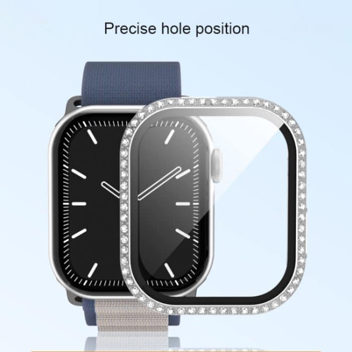 Überzug aus Diamant-PC-Hybrid-Uhrengehäuse mit gehärteter Folie, For Apple Watch Series 10 46mm, For Apple Watch Series 10 42mm – Bild 6