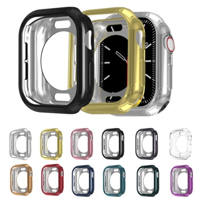 Überzogenes TPU-Uhrengehäuse mit rundem Loch, For Apple Watch Series 10 46mm, For Apple Watch Series 10 42mm – Bild 2