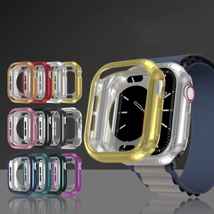Überzogenes TPU-Uhrengehäuse mit rundem Loch, For Apple Watch Series 10 46mm, For Apple Watch Series 10 42mm – Bild 3