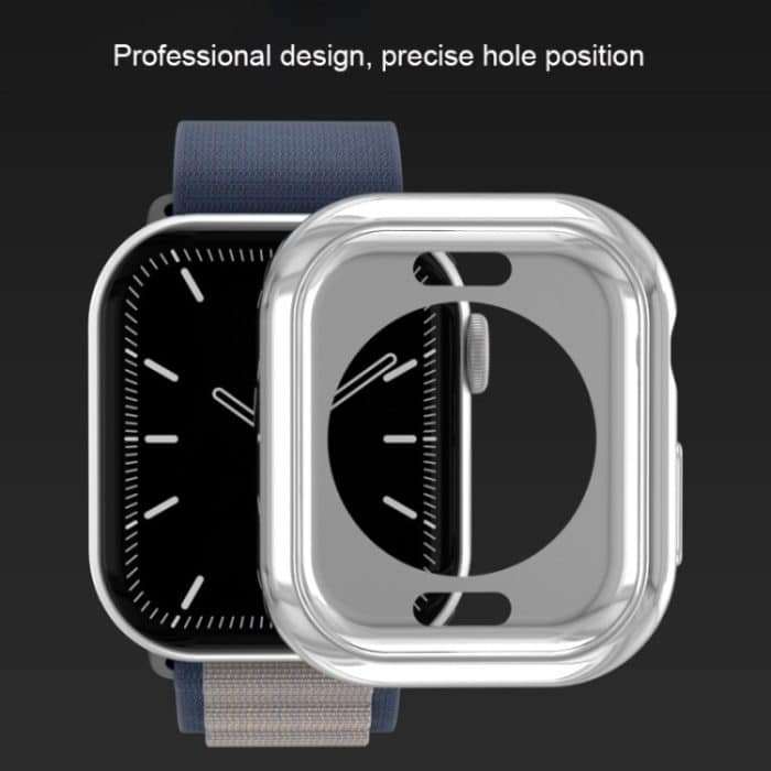 Überzogenes TPU-Uhrengehäuse mit rundem Loch, For Apple Watch Series 10 46mm, For Apple Watch Series 10 42mm – Bild 6