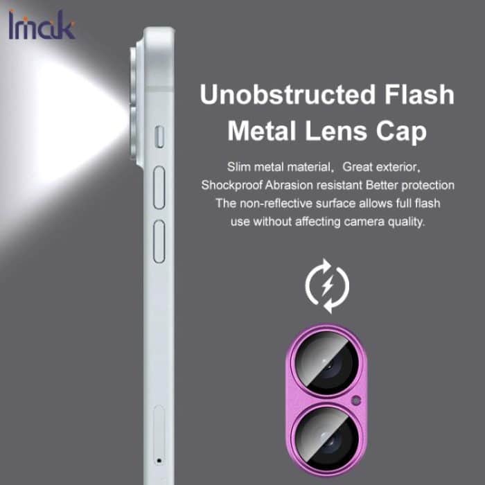 IMAK Metal Armor Premium Kamera-Schutzfolie, For iPhone 17, For iPhone 16 / 16 Plus – Bild 7