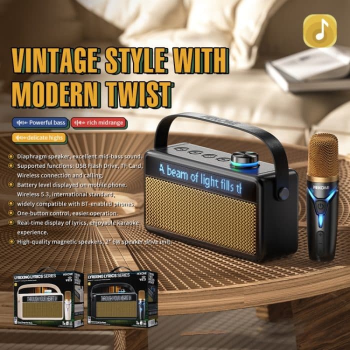 WK Beluga D17 Lyrics Bluetooth-Lautsprecher – Bild 2