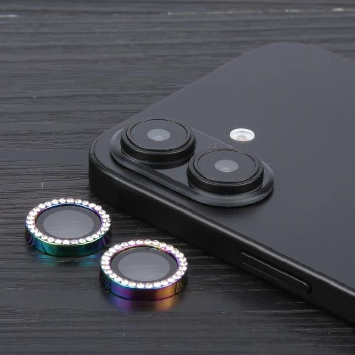 9H Point Drill Kameraobjektiv-Schutzring, For iPhone 16 / 16 Plus – Bild 4