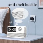 BT509 LED Bluetooth 5.3 Lautsprecher Wecker Musikanzeige Radio – Bild 5