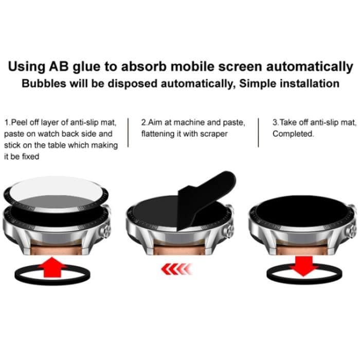 imak Plexiglas HD Uhrenschutzfolie, For Google Pixel Watch 3 45mm, For Google Pixel Watch 3 41mm – Bild 7