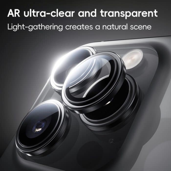 Benks King Kong Serie Corning Einzelmetall-Linsenschutzfolie, For iPhone 16 Plus, For iPhone 16 – Bild 2
