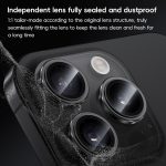 Benks King Kong Serie Corning Einzelmetall-Linsenschutzfolie, For iPhone 16 Pro Max, For iPhone 16 Pro – Bild 8