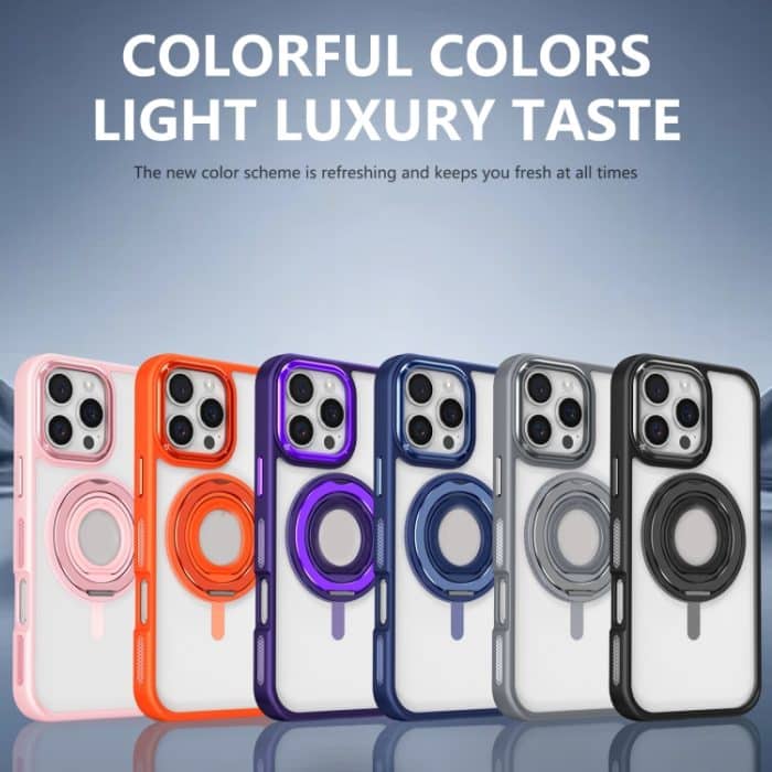 Hautgefühl Transparente 360 ​​Grad drehbare Silikon-Ringhalterung Telefonhülle, For iPhone 15 Pro Max, For iPhone 15 Pro, For iPhone 15 Plus, For iPhone 15 – Bild 2