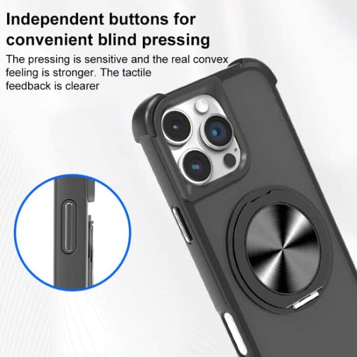 CD Texture 360 ​​Grad drehbarer Halter MagSafe Telefonhülle, For iPhone 15 Plus / 14 Plus, For iPhone 15, For iPhone 14 / 13, For iPhone 14 Pro, For iPhone 14 Pro Max, For iPhone 13 Pro Max – Bild 9