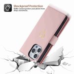 POLA Love Multi-Card Slots Reißverschluss Geldbörse Leder Handyhülle, For iPhone 15 Pro Max – Bild 3