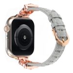 Uhrenarmband aus Leder mit Leopardenkopf-Bambusstruktur, For Apple Watch 46mm / 49mm / 45mm / 44mm, For Apple Watch 42mm / 41mm / 40mm / 38mm – Bild 6