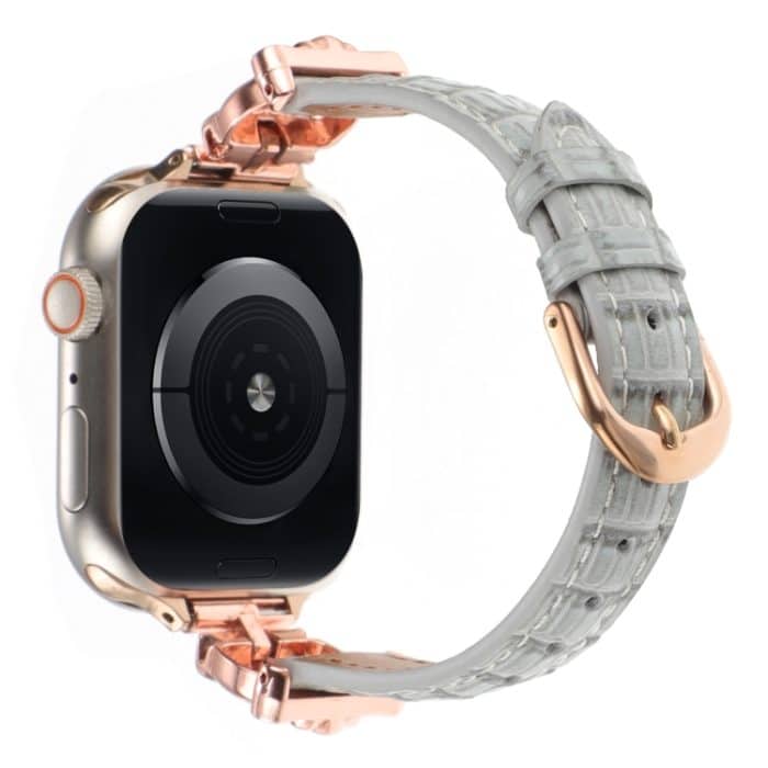 Uhrenarmband aus Leder mit Leopardenkopf-Bambusstruktur, For Apple Watch 46mm / 49mm / 45mm / 44mm, For Apple Watch 42mm / 41mm / 40mm / 38mm – Bild 6