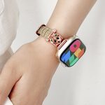 Uhrenarmband aus Leder mit Leopardenkopf-Bambusstruktur, For Apple Watch 46mm / 49mm / 45mm / 44mm, For Apple Watch 42mm / 41mm / 40mm / 38mm – Bild 4