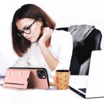 Skin Feel Handyhülle mit vier Kartenfächern und Handschlaufe, For iPhone X / XS, For iPhone XR, For iPhone XS Max, For iPhone 7 Plus / 8 Plus – Bild 7