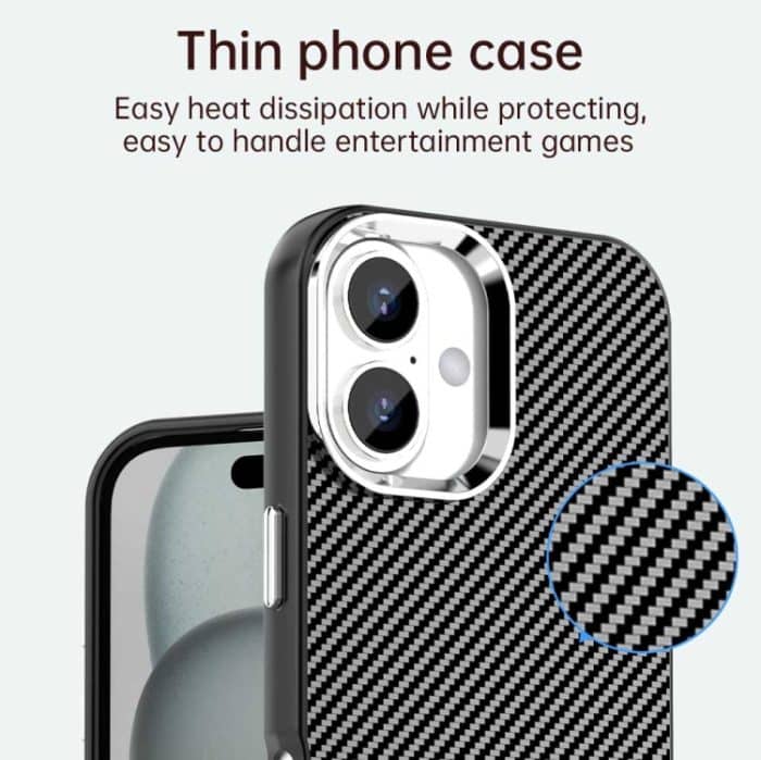 IMD-Telefonhülle aus der Carbonfaser-Serie, For iPhone 16, For iPhone 15 Pro Max, For iPhone 15 Pro, For iPhone 15 Plus, For iPhone 15, For iPhone 14 Plus – Bild 5
