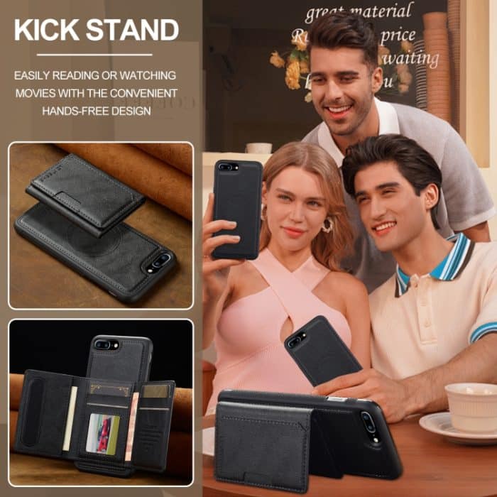 LC.IMEEKE L5-Serie Abnehmbare RFID-Kartentasche Magsafe-Telefonhülle, For iPhone 15, For iPhone 14 / 13, For iPhone 14 Pro, For iPhone 14 Pro Max – Bild 7