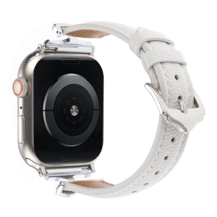 Uhrenarmband aus echtem Leder mit X-förmiger Schnalle, For Apple Watch 46mm / 49mm / 45mm / 44mm, For Apple Watch 42mm / 41mm / 40mm / 38mm – Bild 6