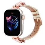 Uhrenarmband aus echtem Leder mit Leopardenkopf, For Apple Watch 46mm / 49mm / 45mm / 44mm, For Apple Watch 42mm / 41mm / 40mm / 38mm