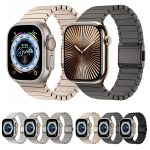 Uhrenarmband aus Titanlegierung mit Bambus-Normanschließe, For Apple Watch 46mm / 49mm / 45mm / 44mm, For Apple Watch 42mm / 41mm / 40mm / 38mm – Bild 2