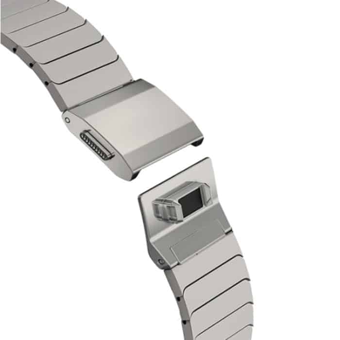 Uhrenarmband aus Edelstahl mit Normannen-Schnalle und Bambus, For Apple Watch 46mm / 49mm / 45mm / 44mm, For Apple Watch 42mm / 41mm / 40mm / 38mm – Bild 3