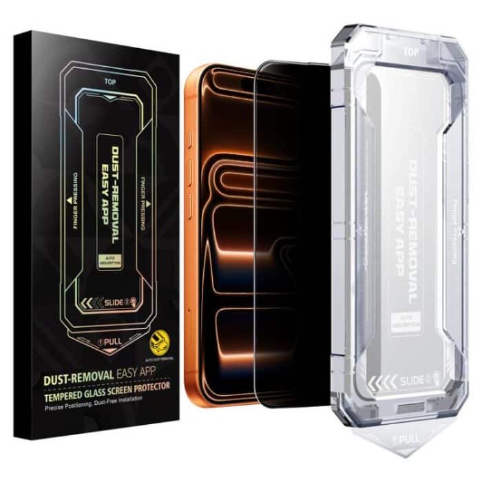 EDA007527713.jpg Einfach anzubringende Sichtschutzfolie aus gehärtetem Glas, For iPhone 16 Pro Max, For iPhone 16 Pro, For iPhone 16 Plus / 15 Plus, For iPhone 15 Pro Max, For iPhone 15 Pro, For iPhone 14 Plus / 13 Pro Max, For iPhone 14 / 13 Pro / 13, For iPhone 14 Pr... – Bild 1