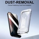 Einfach anzubringende Sichtschutzfolie aus gehärtetem Glas, For iPhone 16 Pro Max, For iPhone 16 Pro, For iPhone 16 Plus / 15 Plus, For iPhone 15 Pro Max, For iPhone 15 Pro, For iPhone 14 Plus / 13 Pro Max, For iPhone 14 / 13 Pro / 13, For iPhone 14 Pr... – Bild 2