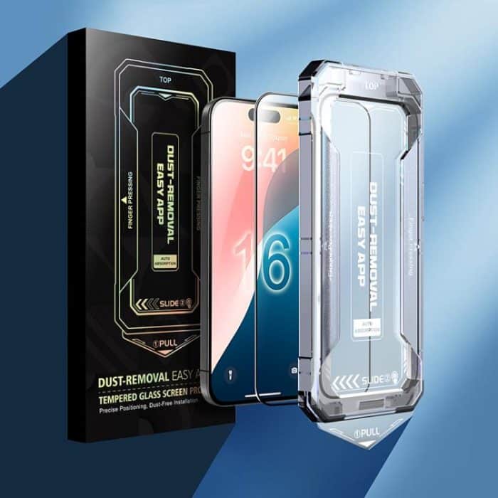 Einfach anzubringende Sichtschutzfolie aus gehärtetem Glas, For iPhone 16 Pro Max, For iPhone 16 Pro, For iPhone 16 Plus / 15 Plus, For iPhone 15 Pro Max, For iPhone 15 Pro, For iPhone 14 Plus / 13 Pro Max, For iPhone 14 / 13 Pro / 13, For iPhone 14 Pr... – Bild 6