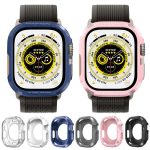 Dreifach gesicherte TPU-Schutzhülle aus Kohlefaser, For Apple Watch 44mm, For Apple Watch 40mm, For Apple Watch 45mm, For Apple Watch 41mm – Bild 2