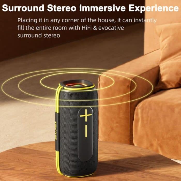 awei KA5 Tragbarer Outdoor-Bluetooth-Lautsprecher mit buntem RGB-Licht – Bild 4