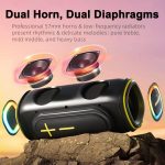 awei KA5 Tragbarer Outdoor-Bluetooth-Lautsprecher mit buntem RGB-Licht – Bild 6