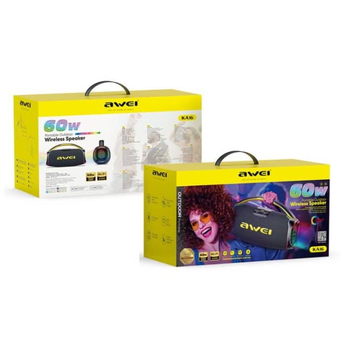 EDA007561001A_5.jpg awei KA16 60W tragbarer Bluetooth-Lautsprecher für den Außenbereich – Bild 6