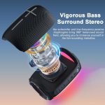 awei Y525 Tragbarer Bluetooth-Lautsprecher mit buntem Umgebungslicht – Bild 6